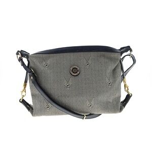 John Romain Vtg Herringbone Crossbody Bag Elegant Classic Old Money Normcore